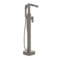Baterie cada - dus freestanding Inter Ceramic gri mat cu set de dus
