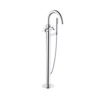 Baterie cada dus freestanding Kludi Nova Fonte Deco crom lucios