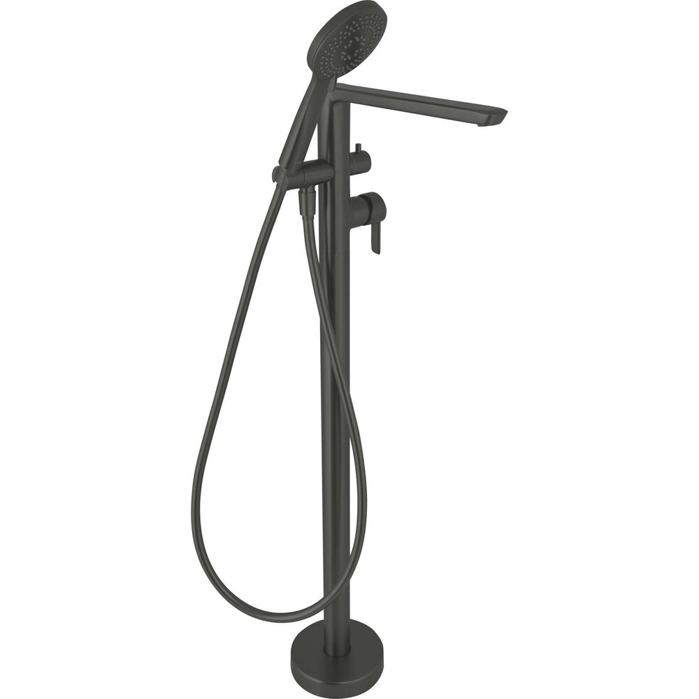 Baterie cada - dus freestanding negru Deante Arnika