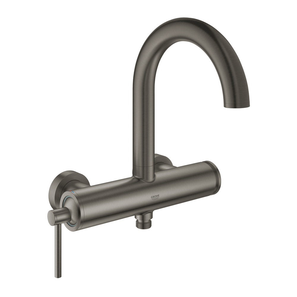 Baterie cada - dus Grohe Atrio monocomanda antracit periat Hard Graphite