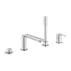 Baterie cada - dus Grohe Lineare 4 elemente crom periat Supersteel picture - 2
