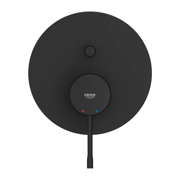 Baterie cada - dus incastrata Grohe Essence negru mat fara corp ingropat picture - 2