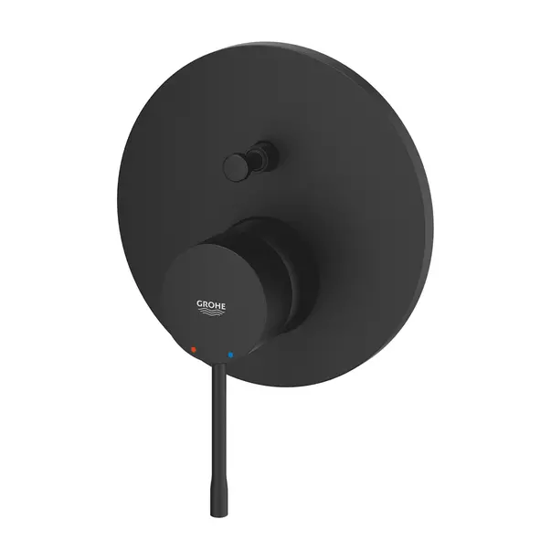 Baterie cada - dus incastrata Grohe Essence negru mat fara corp ingropat picture - 4