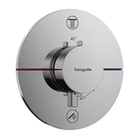 Baterie cada-dus incastrata Hansgrohe ShowerSelect Comfort S crom lucios fara corp incastrat