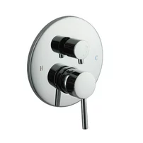 Baterie cada-dus incastrata Inter Ceramic cu corp ingropat