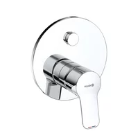 Baterie cada-dus incastrata Kludi Pure&Easy monocomanda finisaj crom lucios fara corp ingropat