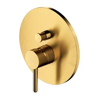 Baterie cada-dus incastrata Omnires Y finisaj auriu periat fara corp ingropat