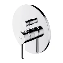 Baterie cada-dus incastrata Omnires Y finisaj crom lucios fara corp ingropat