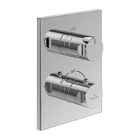 Baterie cada-dus incastrata Villeroy&Boch Angular crom lucios fara corp ingropat