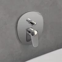 Baterie cada-dus incastrata Villeroy&Boch Antao crom lucios fara corp ingropat