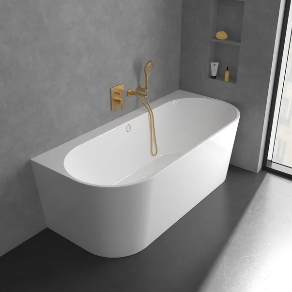 Baterie cada-dus incastrata Villeroy&Boch Conum auriu periat fara corp ingropat picture - 4