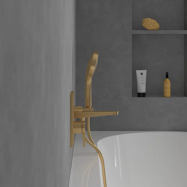 Baterie cada-dus incastrata Villeroy&Boch Conum auriu periat fara corp ingropat picture - 6