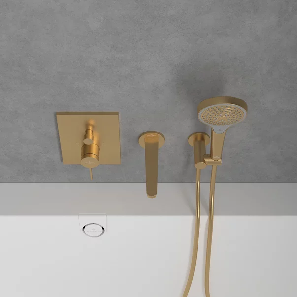 Baterie cada-dus incastrata Villeroy&Boch Conum auriu periat fara corp ingropat picture - 8