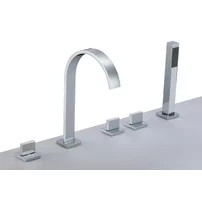 Baterie cada-dus Inter Ceramic dubla comanda crom cu set de dus