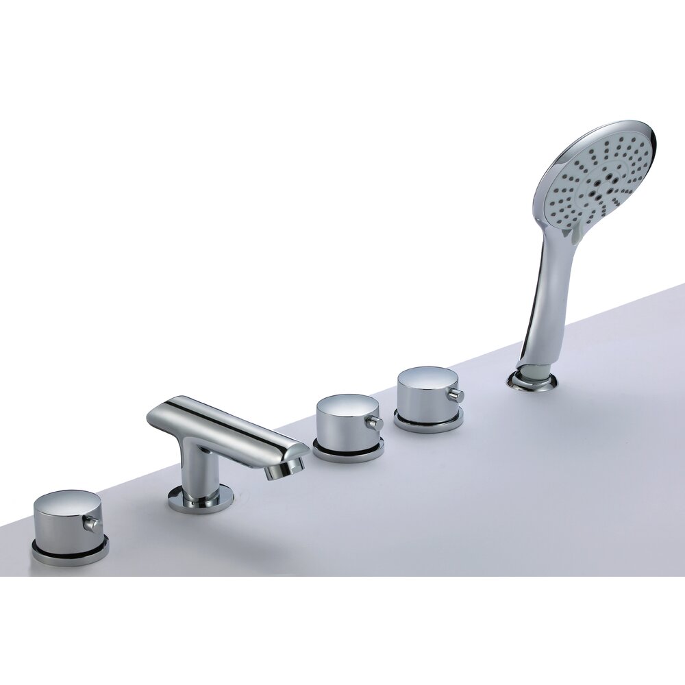 Baterie cada-dus Inter Ceramic dubla comanda crom lucios cu set de dus
