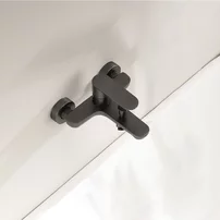 Baterie cada-dus Inter Ceramic Venice monocomanda gri mat