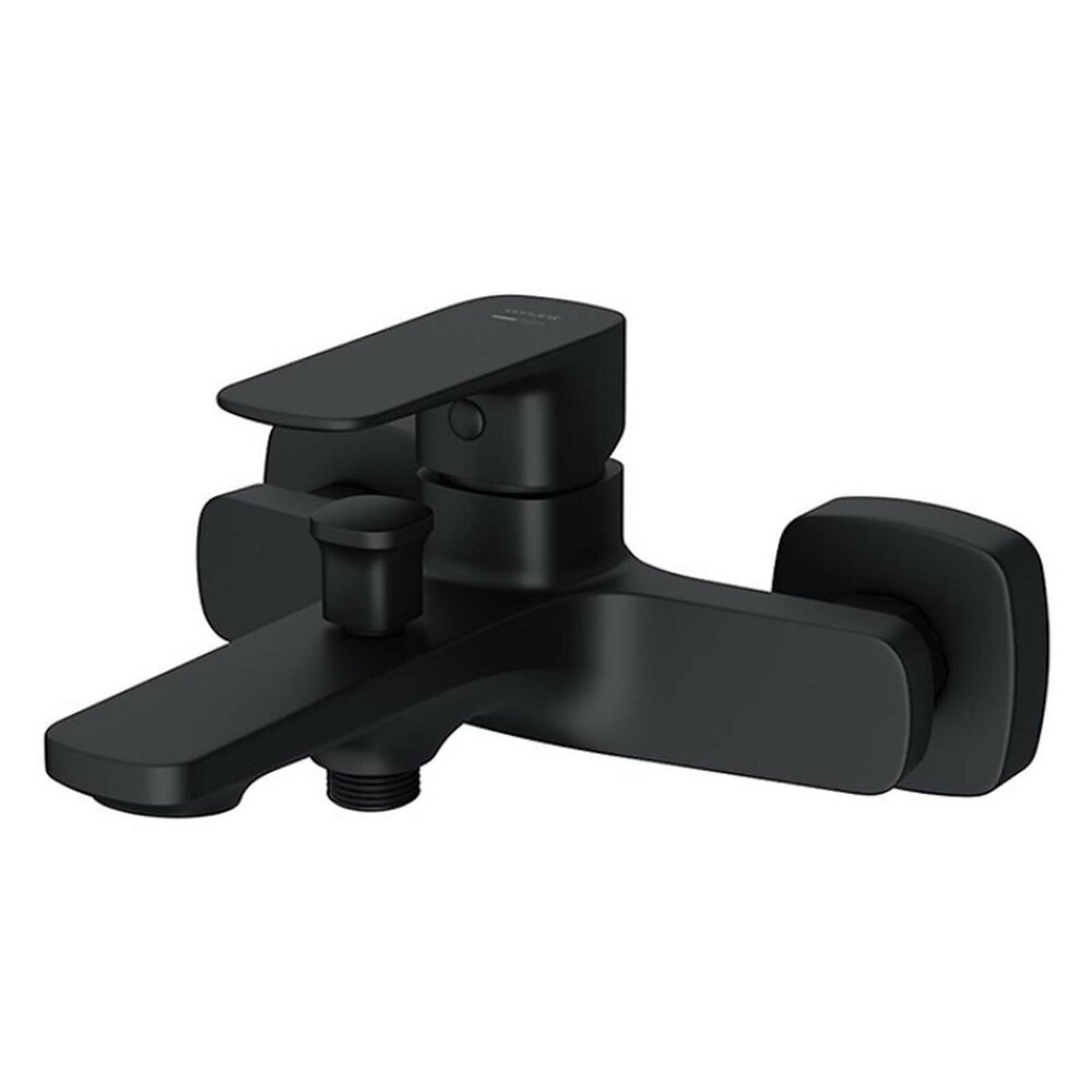 Baterie cada - dus monocomanda pe perete negru Cersanit Larga