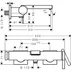 Baterie cada - dus negru mat Hansgrohe Tecturis E picture - 3