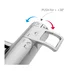 Baterie cada-dus Rubineta CosyThermo crom lucios cu set de dus para 3 functii picture - 3