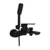 Baterie cada-dus Rubineta Modena monocomanda finisaj negru mat cu set de dus para 1 functie picture - 1
