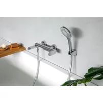 Baterie cada-dus Rubineta Ultra monocomanda crom lucios cu set de dus para 5 functii