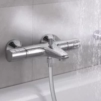 Baterie cada-dus termostatata Grohe Precision Start crom lucios
