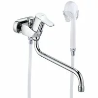 Baterie cada Kludi Pure&Easy cu set de dus pipa 250mm