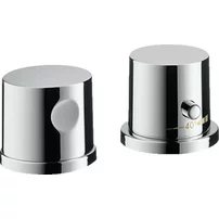 Set superior baterie termostatata pentru marginea cazii cu 2 orificii Hansgrohe Axor Uno