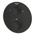 Baterie dus incastrata cu termostat Grohe Grohtherm 2 iesiri negru mat rotund picture - 3