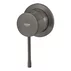Baterie dus incastrata Grohe Essence antracit periat Hard Graphite cu corp ingropat picture - 4