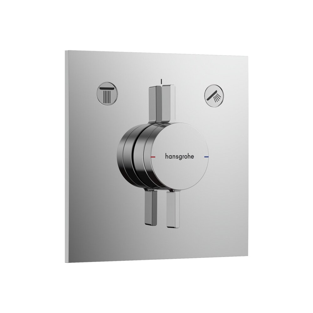 Baterie dus incastrata Hansgrohe DuoTurn E 2 functii