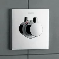 Baterie dus incastrata Hansgrohe ShowerSelect termostatata crom lucios fara corp ingropat