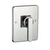 Baterie dus incastrata Inter Ceramic crom lucios cu corp ingropat