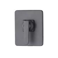 Baterie dus incastrata Inter Ceramic negru mat cu corp ingropat