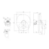 Baterie dus incastrata Villeroy&Boch Antao crom lucios fara corp ingropat picture - 7