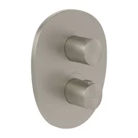 Baterie dus incastrata Villeroy&Boch Antao termostatata nichel periat fara corp ingropat