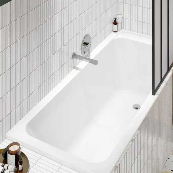 Baterie dus incastrata Villeroy&Boch Architectura monocomanda crom lucios fara corp ingropat picture - 4