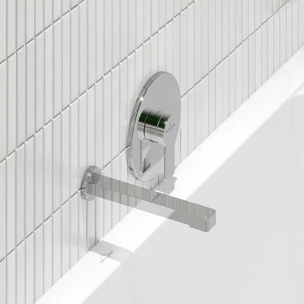 Baterie dus incastrata Villeroy&Boch Architectura monocomanda crom lucios fara corp ingropat picture - 5