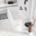 Baterie dus incastrata Villeroy&Boch Architectura Square negru mat fara corp ingropat picture - 5