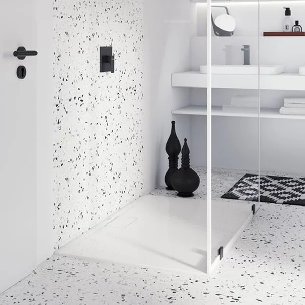 Baterie dus incastrata Villeroy&Boch Architectura Square negru mat fara corp ingropat picture - 6