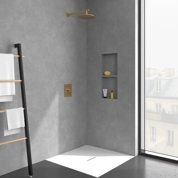 Baterie dus incastrata Villeroy&Boch Conum auriu periat fara corp ingropat picture - 7