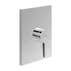 Baterie dus incastrata Villeroy&Boch Conum crom lucios fara corp ingropat picture - 1