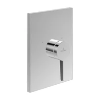 Baterie dus incastrata Villeroy&Boch Conum crom lucios fara corp ingropat
