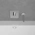 Baterie dus incastrata Villeroy&Boch Conum crom lucios fara corp ingropat picture - 5