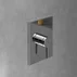 Baterie dus incastrata Villeroy&Boch Conum crom lucios fara corp ingropat picture - 8
