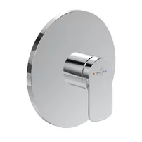 Baterie dus incastrata Villeroy&Boch O.novo crom lucios fara corp ingropat