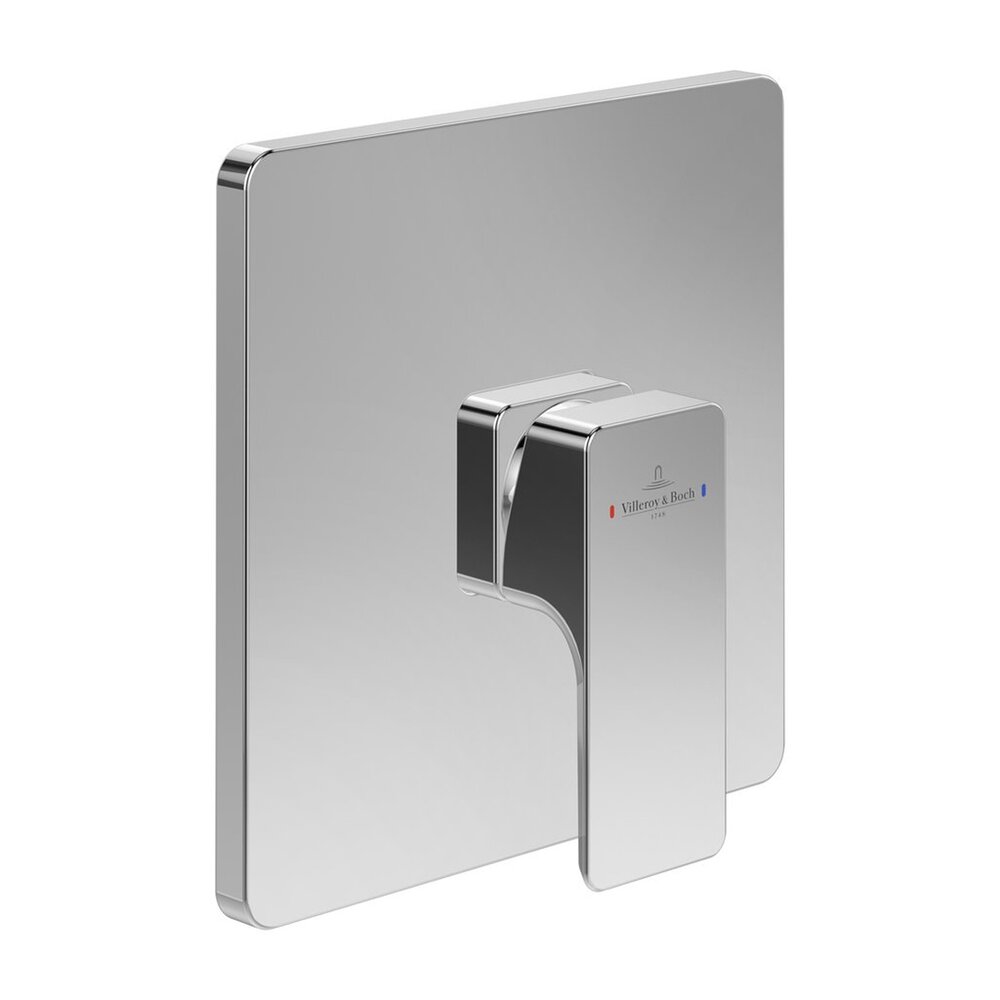Baterie dus incastrata Villeroy&Boch Subway 3.0 crom lucios fara corp ingropat