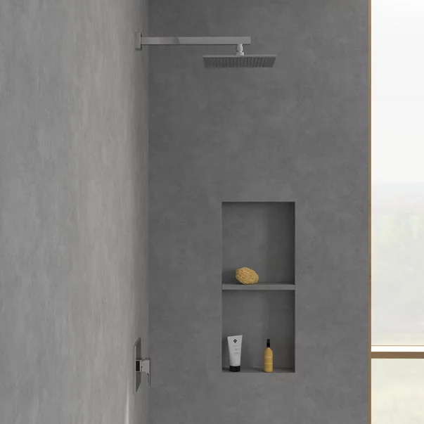 Baterie dus incastrata Villeroy&Boch Subway 3.0 crom lucios fara corp ingropat picture - 5