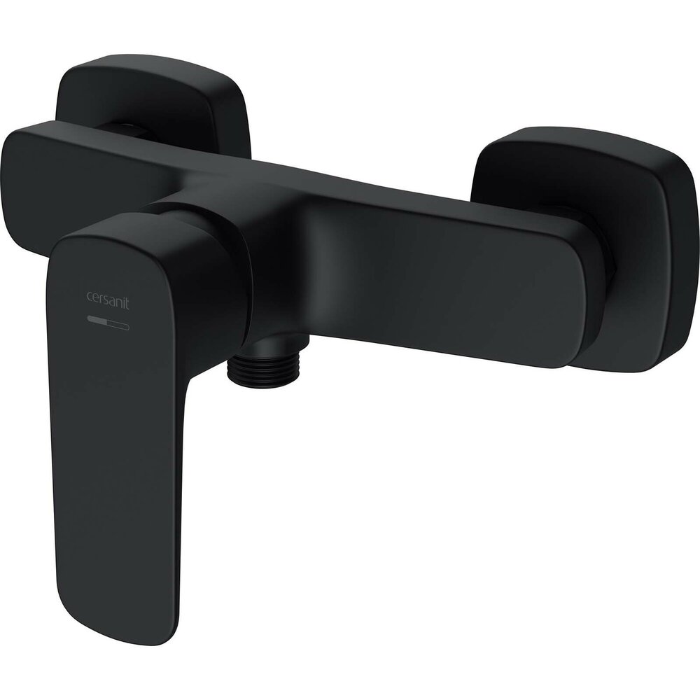 Baterie dus monocomanda negru mat Cersanit Larga