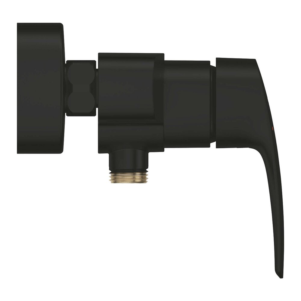 Baterie dus monocomanda negru mat Grohe Eurosmart New